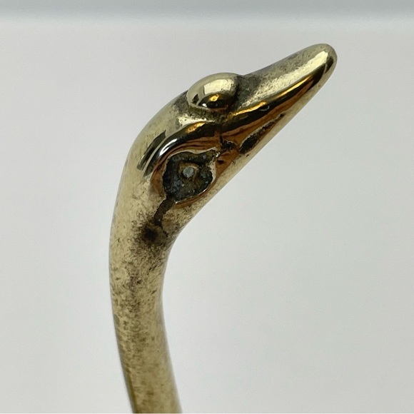 BRASS Miniature Swan - Picture 3 of 8